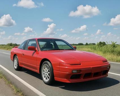 赤スポーツカー 赤スポーツカーの写真