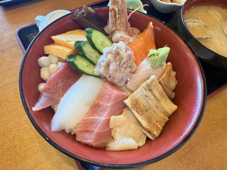 海鮮丼セット 海鮮丼セット 海鮮丼,海鮮丼セット,丼の写真素材