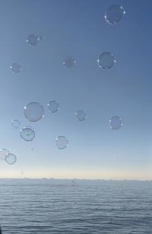 海としゃぼん玉 海としゃぼん玉の写真