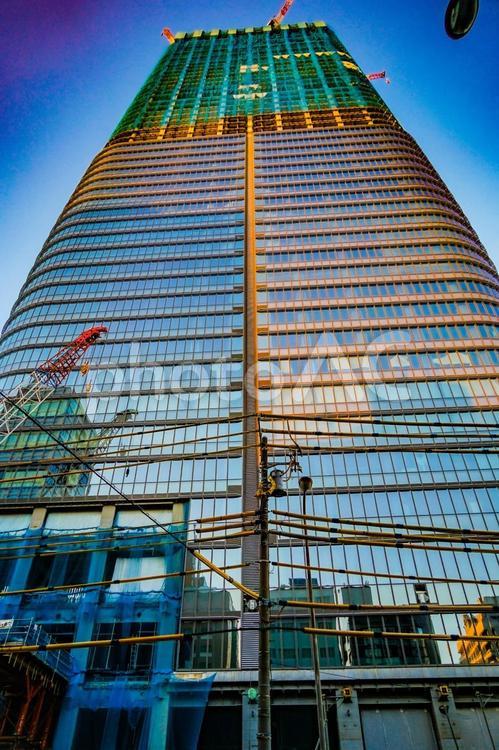 都会の建設現場 ビル,建設中,高層ビルの写真素材