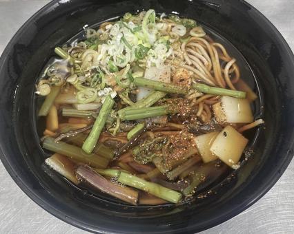 そば 山菜そば そば 山菜そばの写真