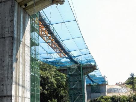 【工事写真】道路建設現場 【工事写真】道路建設現場 道路,橋梁,架設の写真素材