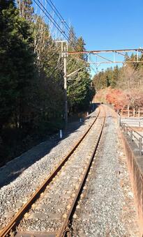 線路 線路,せんろ,鉄道線路の写真素材