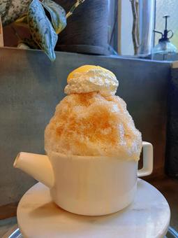 オシャレな紅茶美人かき氷 オシャレな紅茶美人かき氷 紅茶美人,tea,beautyの写真素材