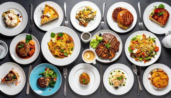 カフェのメニュー カフェのメニューの写真