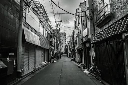 路地裏 路地裏 路地裏,路地,門前仲町の写真素材