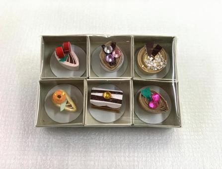 ペーパークラフト　ケーキ9 ペーパークラフト,ケーキ,ミニチュアの写真素材