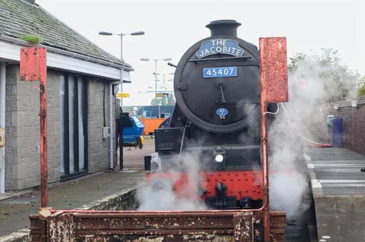 ジャコバイト号（フォート・ウィリアム駅） ジャコバイト号,スコットランド,フォート・ウィリアム駅の写真素材