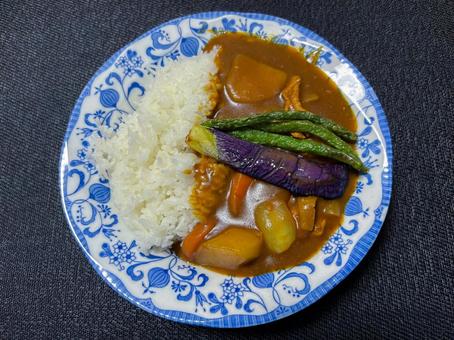 夏野菜カレー 夏野菜カレー 夏野菜カレー,カレー,夏野菜の写真素材