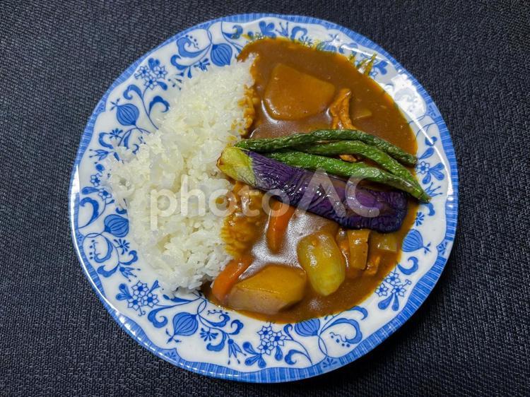 夏野菜カレー 夏野菜カレー,カレー,夏野菜の写真素材
