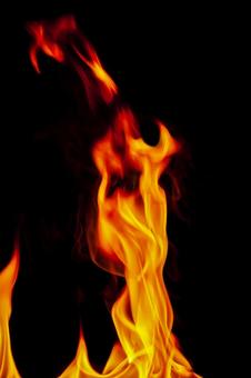 炎、フレーム4 炎,火,オレンジ色焼けたの写真素材