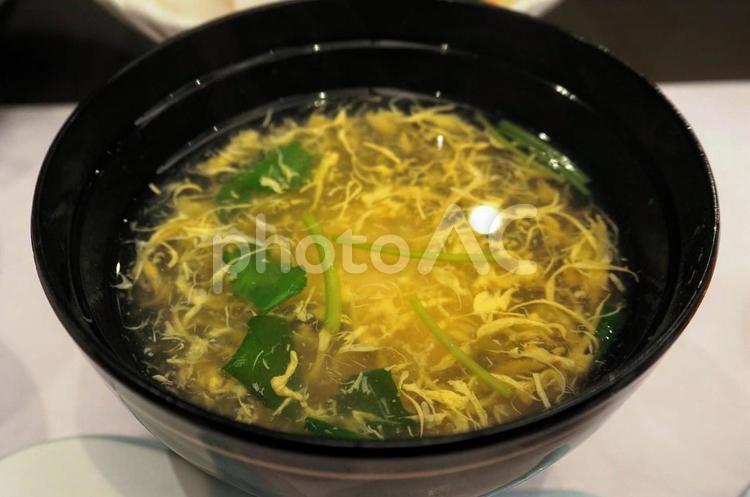 会席料理のお吸い物・三つ葉＆たまご 会席料理,お吸い物,三つ葉の写真素材