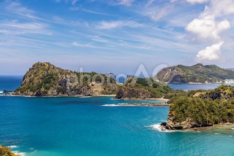小笠原諸島　中山峠展望台から望む絶景 父島,小笠原諸島,小笠原の写真素材