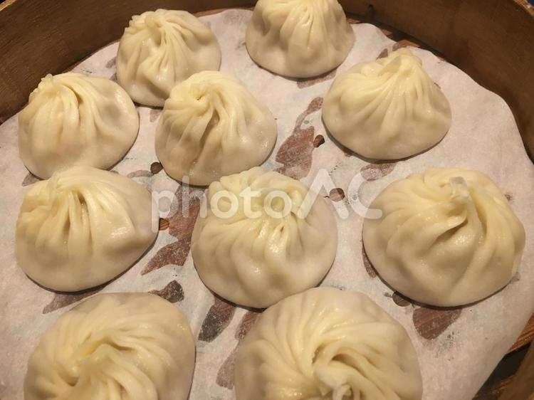 肉汁じゅわっ！本格小籠包 小籠包,小龍包,蒸し物の写真素材