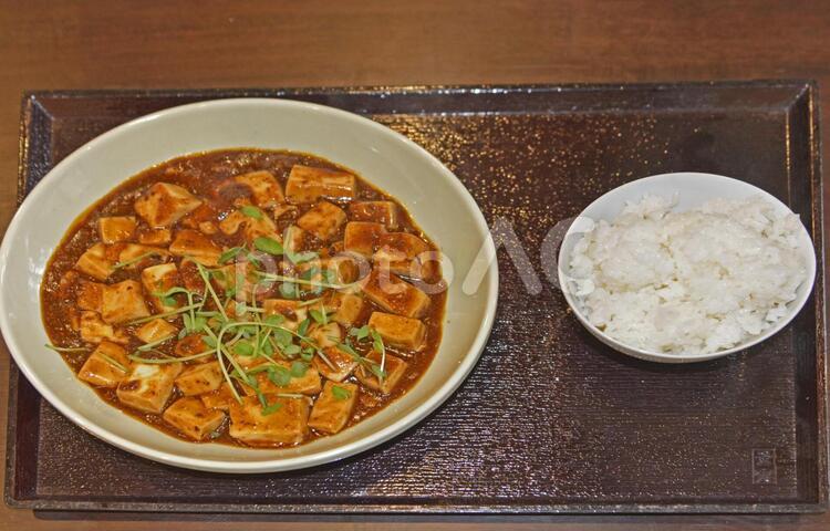 隠れ家カフェ　薫の麻婆豆腐 麻婆豆腐,マーボー豆腐,中華の写真素材