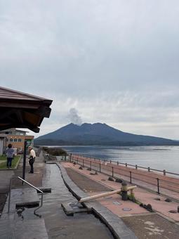 桜島 桜島 桜島,島,火山の写真素材