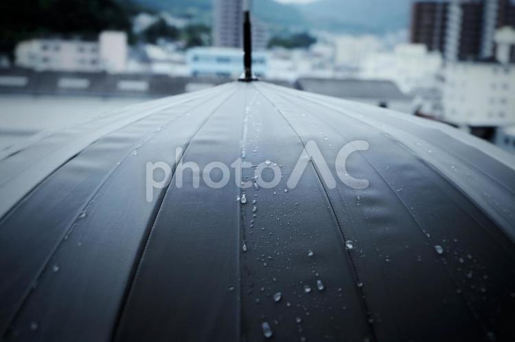 濡れた傘　雨上がりのしずく 濡れた,傘,雨の写真素材