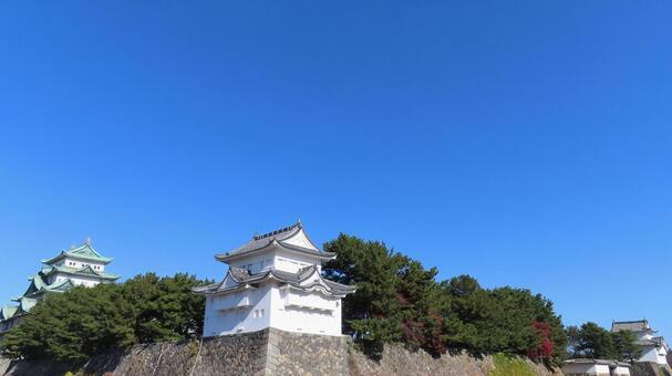 名古屋城　天守　西南隅櫓　東南隅櫓 名古屋城,尾張徳川家,御三家の写真素材