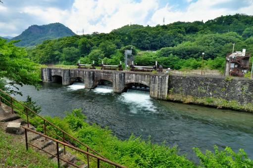 Yatsuzawa Power Plant Facility Water Intake Gate①, JPG Yatsuzawa Power Plant Facility Water Intake Gate①, JPG
