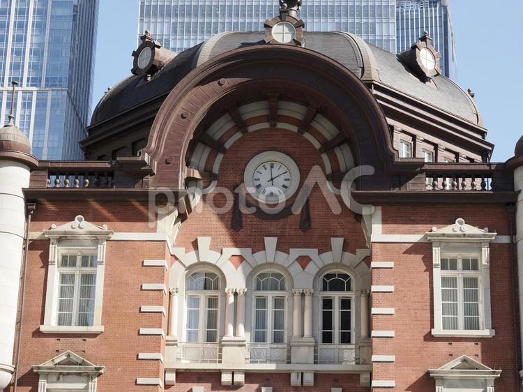 JR東京駅・丸の内北口 東京,丸の内,千代田区の写真素材