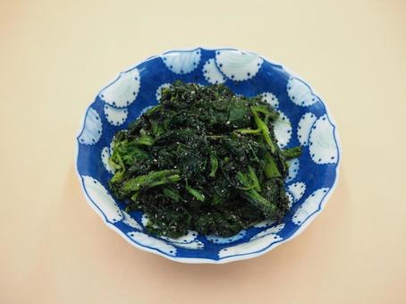 手作り・ほうれん草の胡麻和え 手作り・ほうれん草の胡麻和え ほうれん草の胡麻和え,手作り,ほうれん草の写真素材