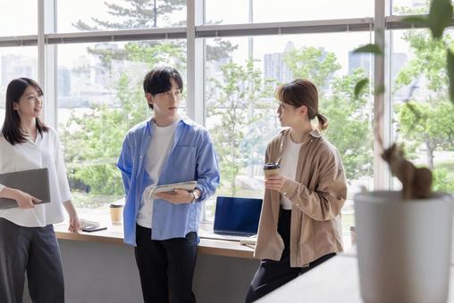 People working in a designer's office, JPG