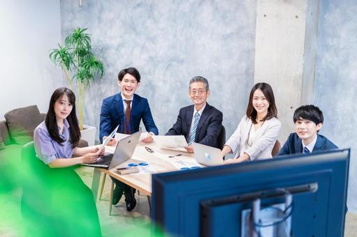 ライフスタイル ライフスタイル 会議室,動画,会議の写真素材