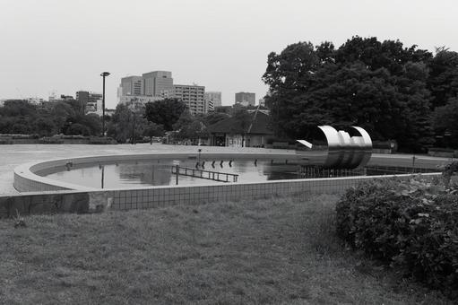 木場公園 モノクロ 木場公園 モノクロの写真