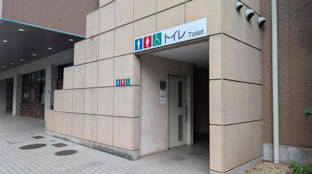 公衆トイレ トイレ,公衆トイレ,多目的トイレの写真素材