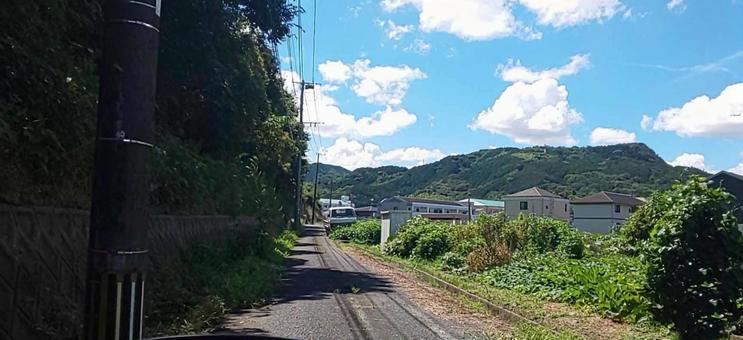 田舎の道・宇美町 田舎の道・宇美町の写真