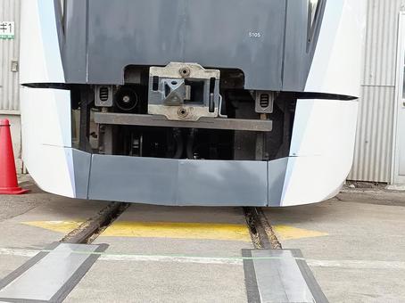 E353系前面排障器 E353系前面排障器 鉄道,jr,jr東日本の写真素材