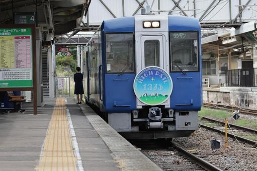 小海線 小海線 小海線,小諸駅,小諸の写真素材