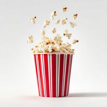 シネマ体験に欠かせないポップコーン シネマ体験に欠かせないポップコーンの写真