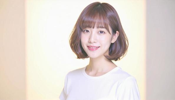 ヘアスタイルモデル：デジタルパーマの写真