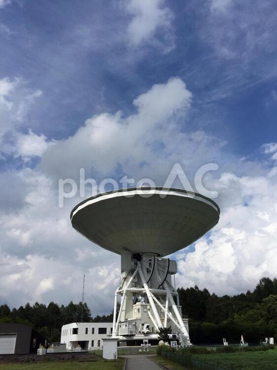 野辺山宇宙電波観測所 天文台,野辺山,パラボラの写真素材