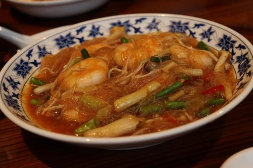 エビと春雨煮 エビと春雨煮 海老料理,春雨料理,中華料理の写真素材
