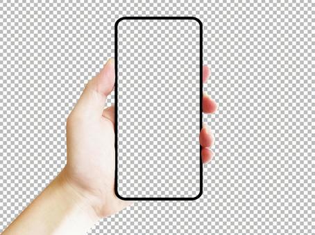 Image with smartphone / PSD full transparency Image with smartphone / PSD full transparency