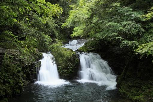 赤目四十八滝 荷担滝 赤目四十八滝 荷担滝 赤目四十八滝,滝,三重県の写真素材