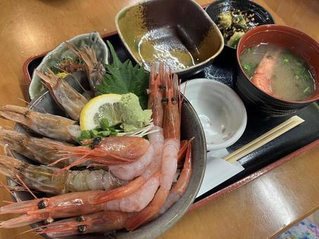 甘エビ・がさえび丼 甘エビ・がさえび丼の写真