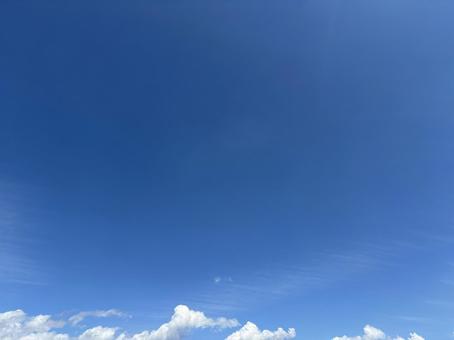 青空の背景 青空の背景の写真