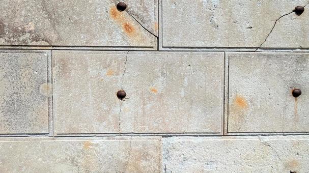 昔ながらの蔵の壁の写真