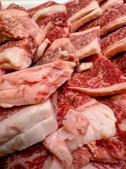 焼肉の牛肉 焼肉の牛肉 牛肉,赤身,肉の写真素材