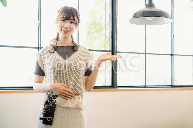 美容師のイメージ 美容師,スタイリスト,理容師の写真素材