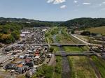 神奈川・中津川 中津川,神奈川県愛甲郡愛川町,景色の写真素材