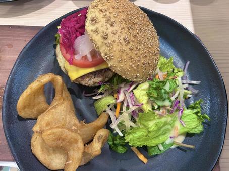 和風ハンバーガー 和風ハンバーガーの写真