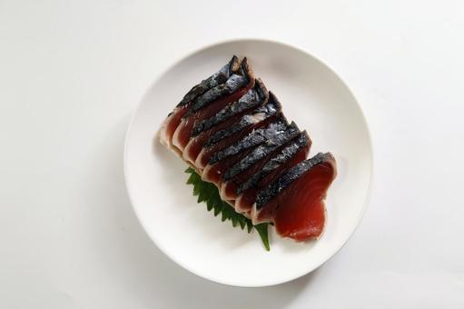 かつおのたたき盛り付け かつおのたたき盛り付け かつお,たたき,刺身の写真素材