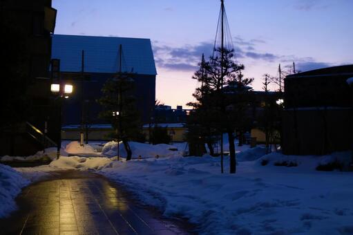 金沢の夜明けの写真