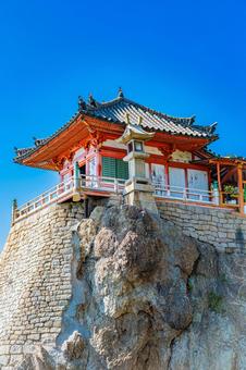 広島県　阿伏兎観音の風景 阿伏兎観音,福山,広島の写真素材