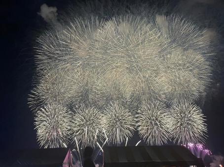打ち上げ花火 打ち上げ花火の写真