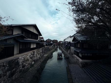 近江八幡八幡堀 八幡堀,近江八幡,滋賀県の写真素材